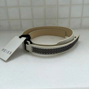 MOVING SALE | Buy by 2/21 | REISS BELT, Off White, XS